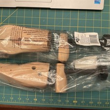New Orig Wrapping Pair MEN L 11 - 14 Shoe Shaper Stretcher Trees Wood  Metal