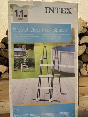 Pool Leiter Intex Krystal Clear Pool Basics 1.1 Meter