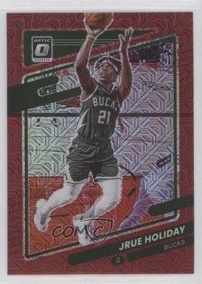 2021-22 Panini Donruss Optic Choice Red Prizm 37/88 Jrue Holiday #40 n0c