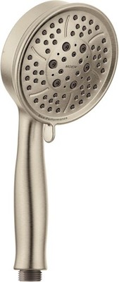 Brushed Nickel Replacement 4-Function Eco-Performance Handheld Showerhead,