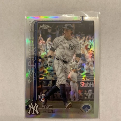 2025 Topps Chrome - Ben Rice #139 Refractor (RC) Yankees