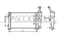 Prasco KüHler WasserküHler MotorküHler FüR Fiat Idea 1.4 16V Lancia Musa Ypsilon