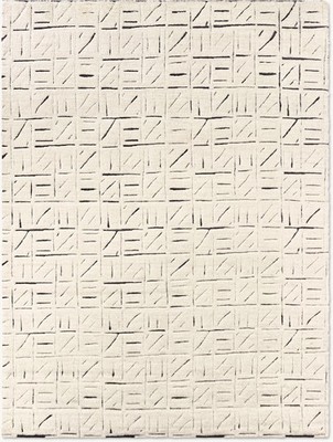 New Design Moroccan Berber Wool Rug Color Ivory/Black Handmade Area Carpet Rug