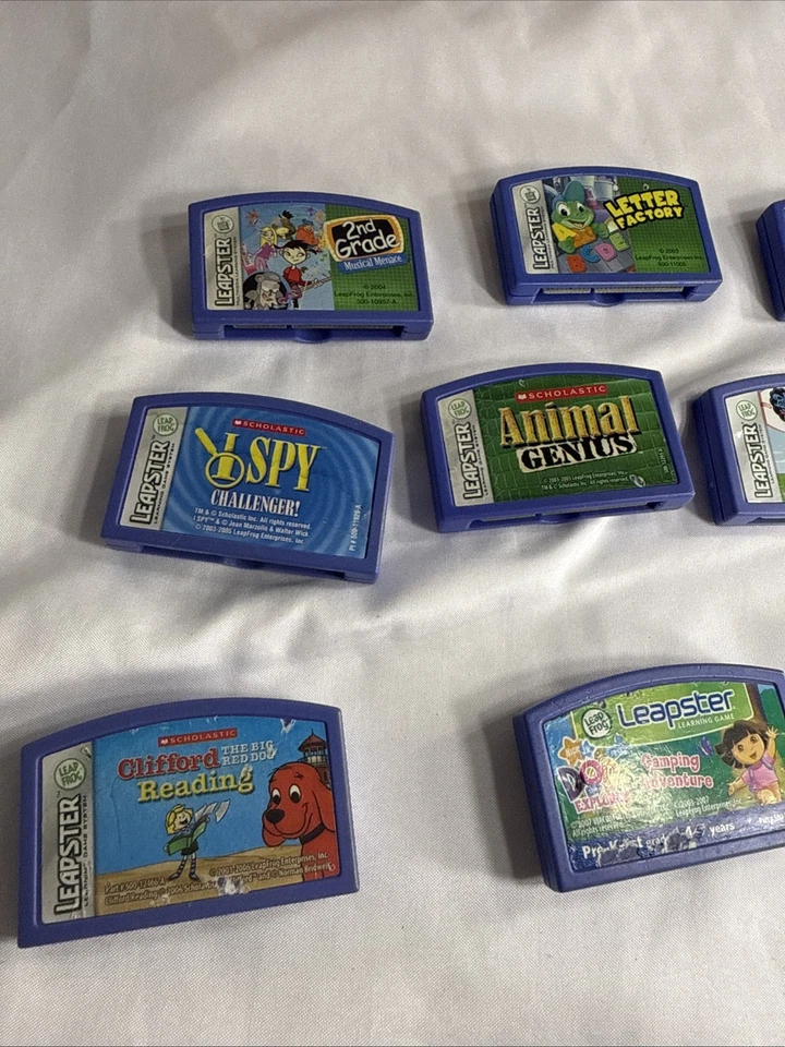 Clifford Dora Ratatouille Leap Frog Leapster games Lot Of 9 - Image 2 of 3