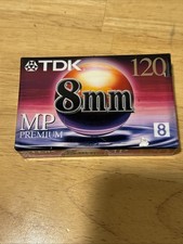 TDK MP 8mm 120 Minute Premium Camcorder Video Cassette NEW Sealed