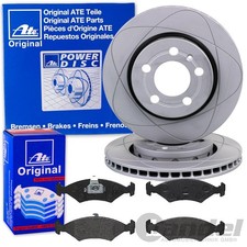 ATE POWERDISC BREMSSCHEIBEN 240mm+ BELÄGE VORNE für FORD FIESTA 3+4 COURIER PUMA