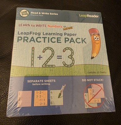 LeapFrog LeapReader Zahlen schreiben lernen Übungspaket neu versiegelt Mr Pencil