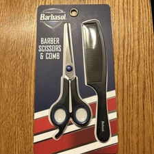 Barbasol Barber Scissors and Comb Set