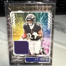 2021 Panini Playbook - Zoning Commission J.K. Dobbins #ZC-JKD Material (MEM)