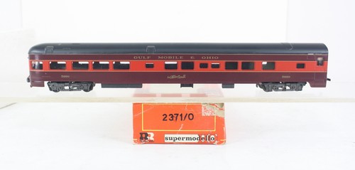 Escala HO Rivarossi 2371 Gulf Mobile y Ohio Streamline Cola Coche Observación #5999 | Condition: Used