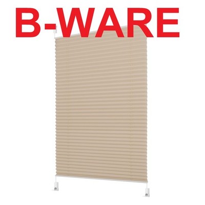 B-WARE Plissee Faltrollo Jalousie Klemmfix ohne Bohren Alu Profil blickdicht Rol