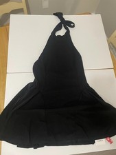 Black Cider Halter Top Dress Size Large NWT