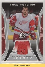 2006-07 SP Game Used Edition Authentic Fabrics Jersey Tomas Holmstrom READ y0t