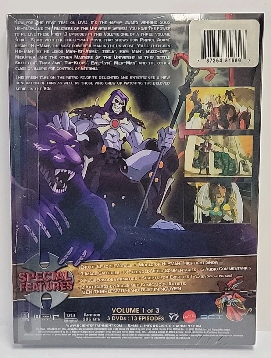 He-Man and the Masters of the Universe - Volume 1 (DVD, 2008