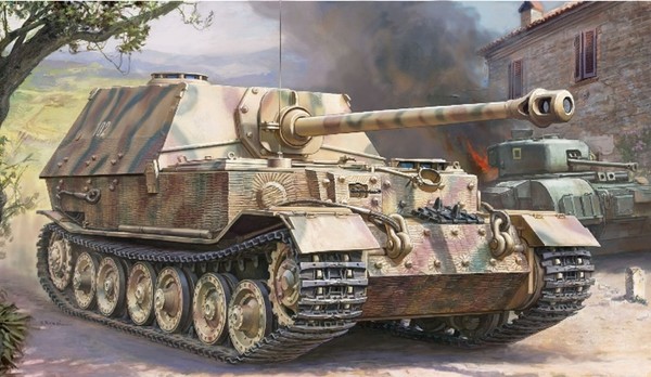 1:35 Zvezda Elefant Sd.Kfz.184 German Heavy Tank Destroyer Kit ZS3659 Modellbau-image