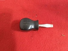 Snap-on Tools Ssd1 14 Flat Head Short Stubby Hard Black Handle Screwdriver Usa Snap-on Tools Ssd1 14 Flat Head Short Stubby Hard Black Handle Screwdriver Usa