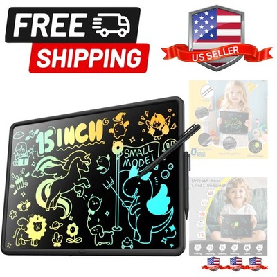 15 Inch LCD Writing Tablet for Kids, Large Kids Drawing Pad, Rechargeable Dra...
