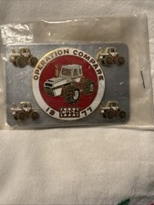 Vintage '77 Case Tractor Belt Buckle RARE Operation Compare