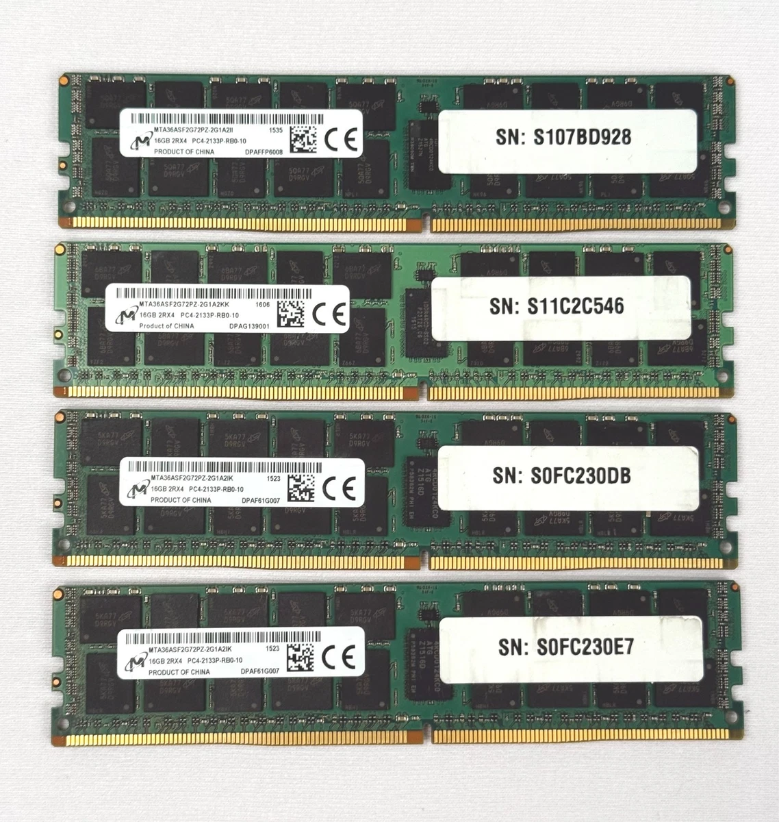 PC4-17000 (DDR4-2133) Bus Speed 64 GB Total Capacity DDR4 SDRAM