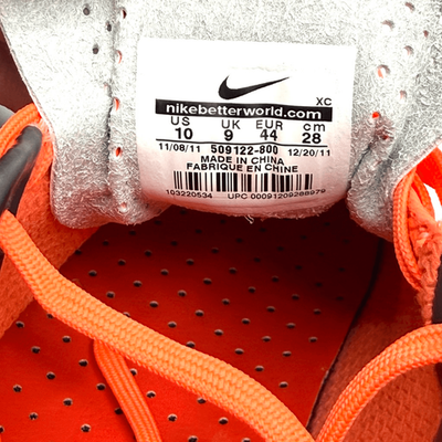 Nike Mercurial Vapor VIII FG Soccer Cleats in Bright Mango - 509122-800 // US Me Nike Mercurial Vapor VIII FG Soccer Cleats in Bright Mango  main image 4