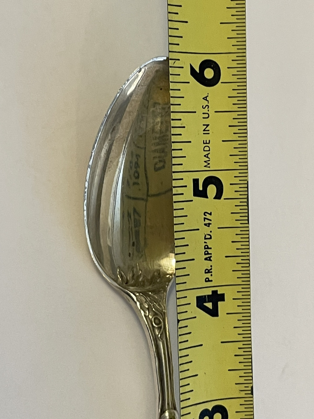 MECHANICS STERLING COMPANY Teaspoon  MONO Aug '07 6" 36.7Grms 🌺🌺