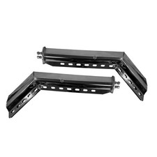 30" 45° Angled Mud Flap Hanger Pair (2-1/2" Bolt) - 430 Stainless Aftermarket