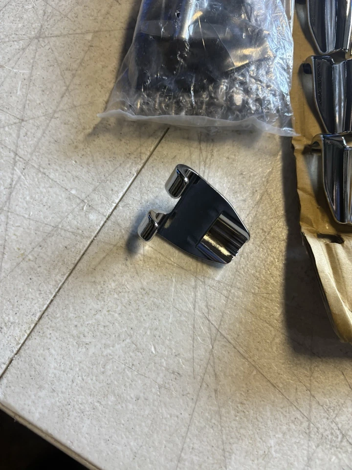 Ludwig Centennial Set Of 20 Bass Drum Tension Rods and Claws Chrome - Image 2 of 3