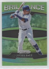 2020 Panini Prizm Brilliance Lime Green Prizm 46/125 Javier Baez #B-5 no9