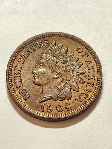 1904 UNC+++ Indian Head Cent Scarce This Nice