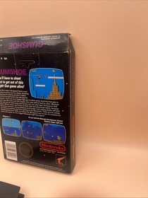 Gumshoe (Nintendo, 1986) NES Black Box Complete 5 Screw Hang Tab TESTED