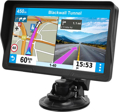 9'' GPS Navigator for Car Truck RV, GPS Navigation System with 2026 Maps Free Lif