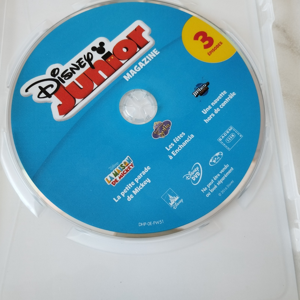 DVD DISNEY JUNIOR 3 EPISODES LA MAISON DE MICKEY PRINCESSE SOFIA 2016 ...