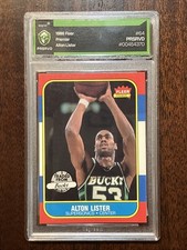 1986-87 Fleer - Alton Lister #64 Authentic/PRSRVD Frozen In Time Free Shipping