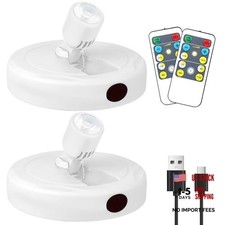 Cordless Spotlight Battery Powered, Plant Spot Light Indoor, chargeable White