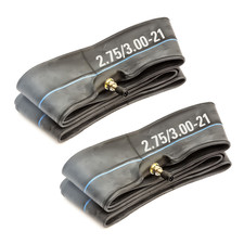 2x Heavy Duty Inner Tube 2.75/3.00-21 Straight Valve Butyl 21 Inch Motorcycle