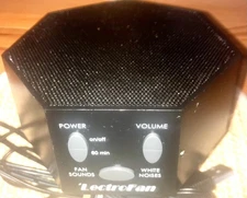 LectroFan ASM1007 ASTI Noise Sleep Sound Machine - Black - TESTED