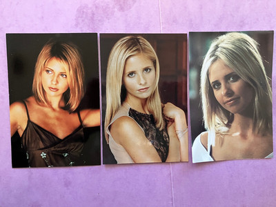 Sarah Michelle Gellar, Buffy Vampire Slayer, original vintage postcards photo