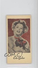 1940s Peerless Engrav-o-tints Red/Black Lucky Numbers Today Back Eva Gabor a8x