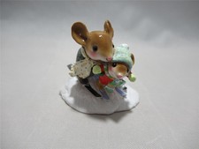 Wee Forest Folk MS-28 Bunny Slope Buddies Retired & New in WFF Box