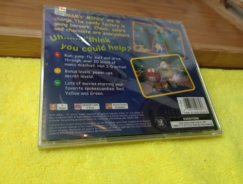 M&M's: Shell Shocked (Sony PlayStation 1, 2001) Sellado de fábrica. Etiqueta negra 💥 - Imagen 6 de 8