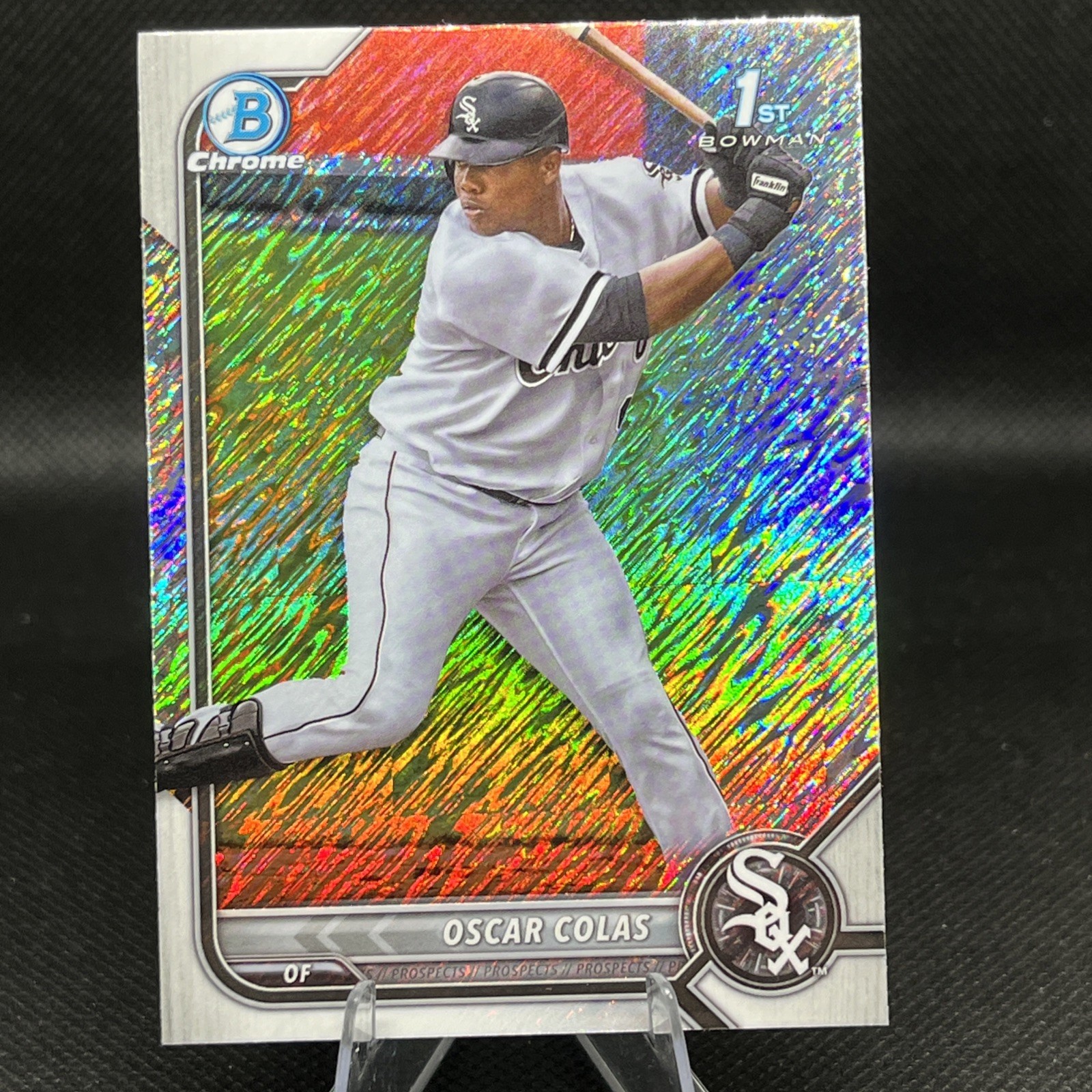 2022 Bowman Chrome - Prospects Oscar Colas #BCP-152 Shimmer Refractor (RC)