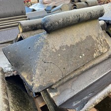 Reclaimed Staffordshire Blue Roll Top Ridge Tile Cap Ends