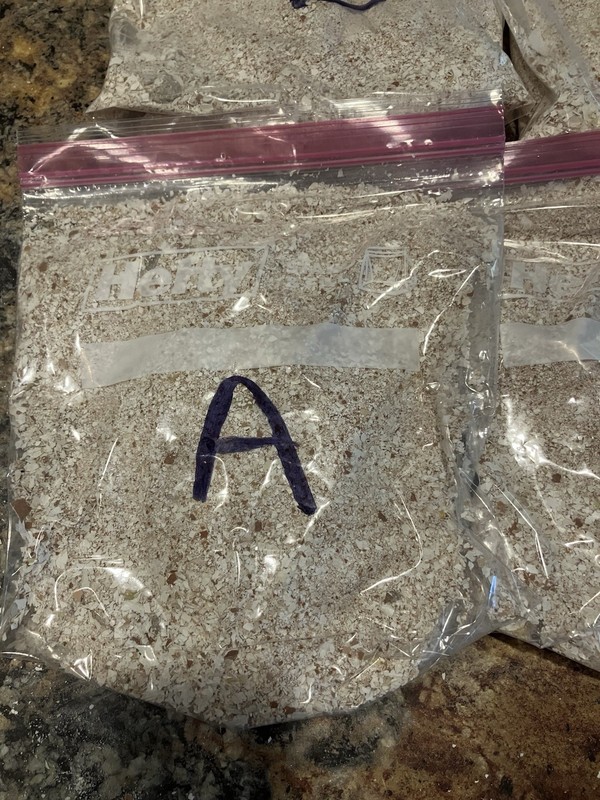 1 Pound Total Weight Crushed Egg Shells 70/30 Browns And White “A”