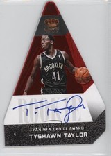 2012 Preferred Panini's Choice Award Rookies 17/99 Tyshawn Taylor #577 Auto 0o9