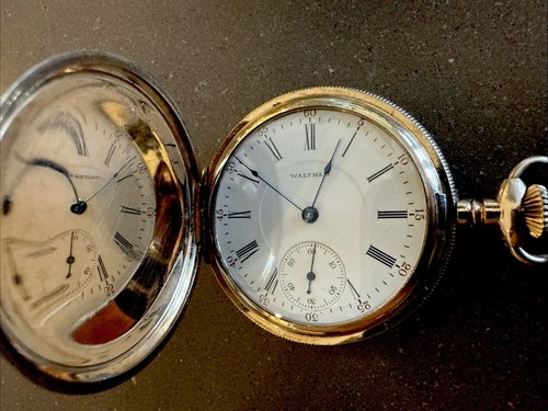 Antique Waltham Pocket watch Size 16, Works And Keeps Time well! Beautiful watch