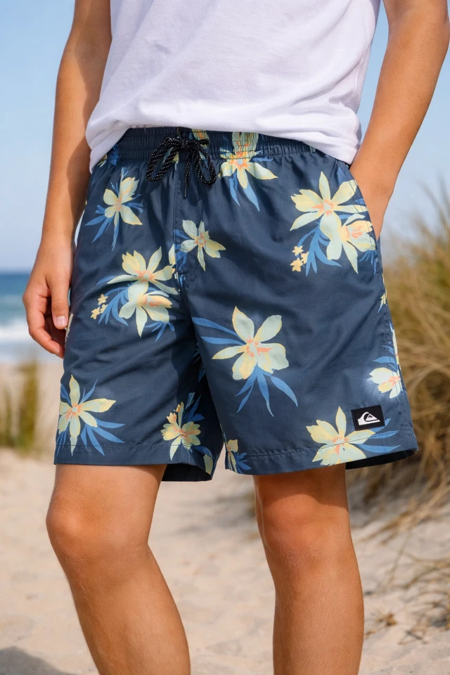 Short de bain Quiksilver – neuf taille m – plage / vacances - Photo 1/4