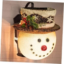  Snowman Christmas Porch Light Covers, Christmas Outdoor Decoration Holiday 