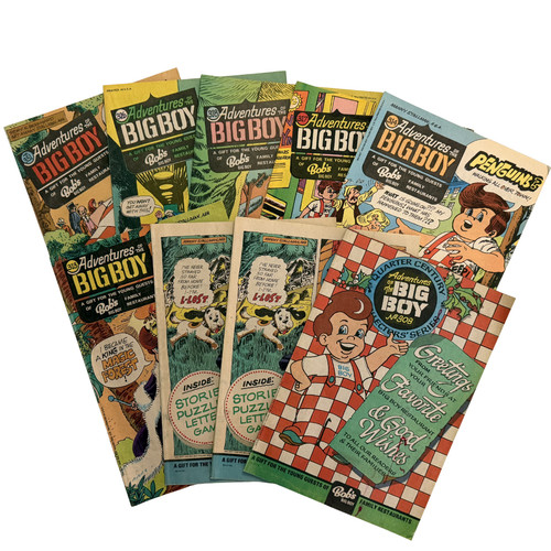 Vintage Bob's Big Boy Adventures Comic Book Lot 9 Issues 1982-1984 Collectors