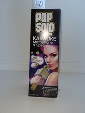 Tzumi Pop Solo Bling Rechargeable Bluetooth Karaoke Microphone and Voice Mixer