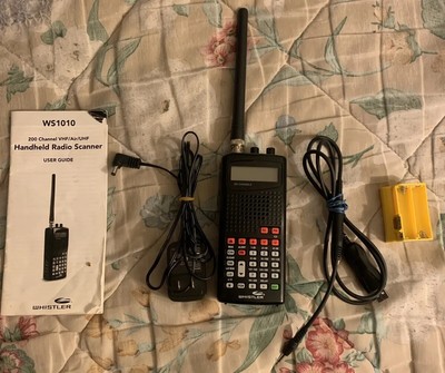 Whistler WS1010 200 Channel VHF/Air/UHF Handheld Radio Scanner Set | eBay